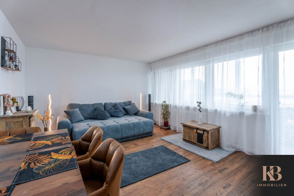 KB Immobilien - Inserat - Aluminiumstraße - Wohnzimmer Ansicht 2