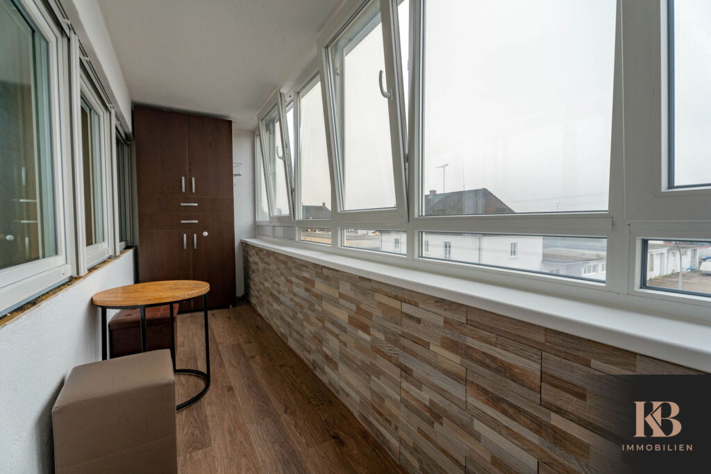 KB Immobilien - Inserat - Aluminiumstraße - Balkon Ansicht 2