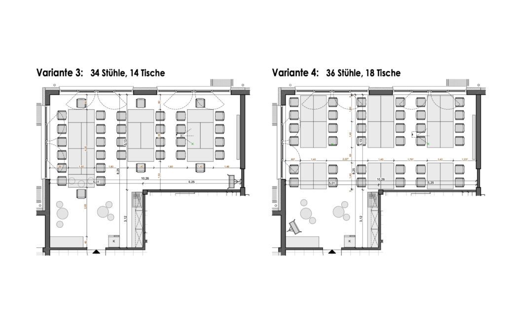 Essecke Bestuhlung 2